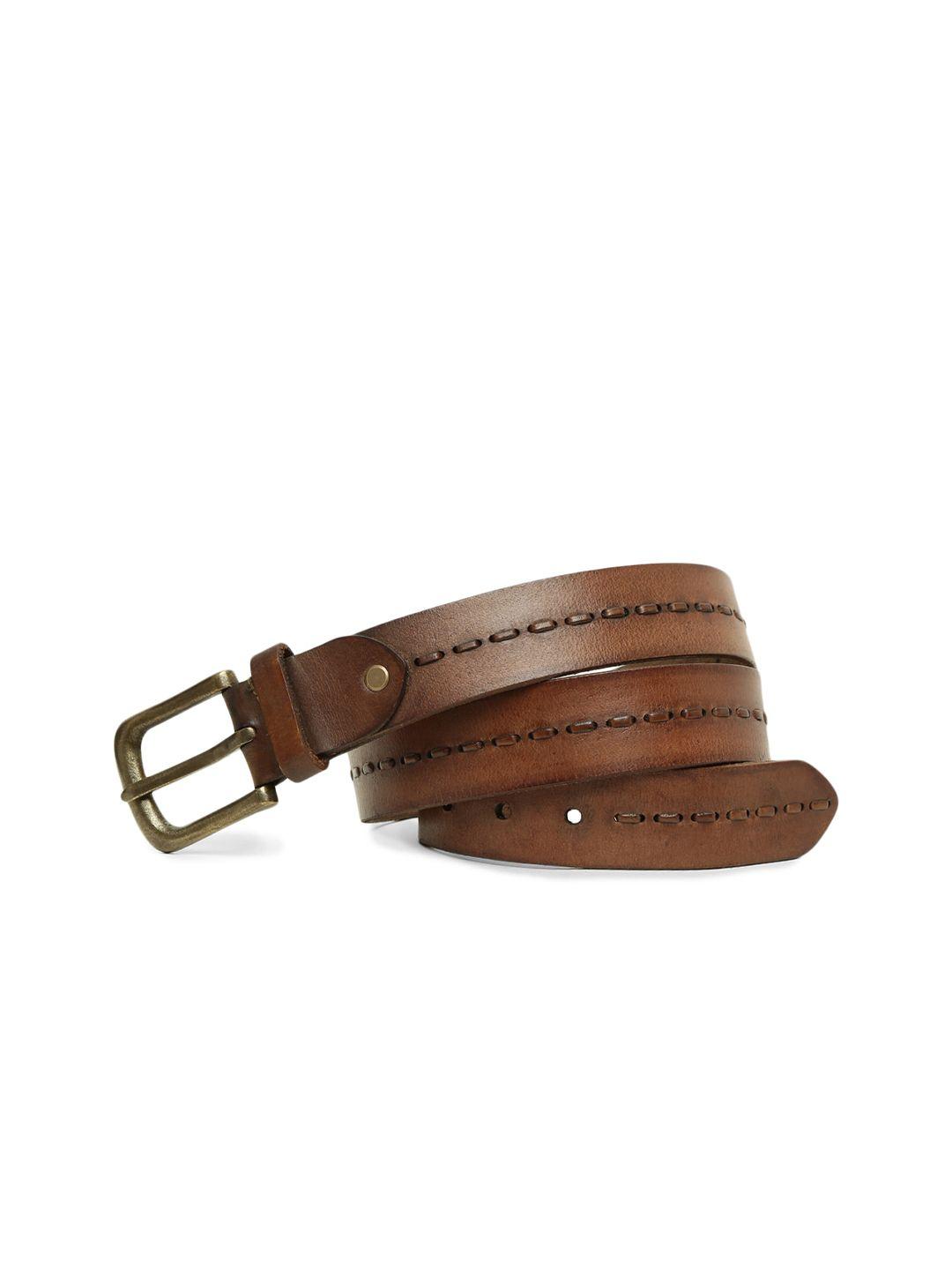 art n vintage men tang closure leather belt