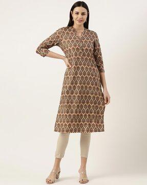 art deco straight kurti