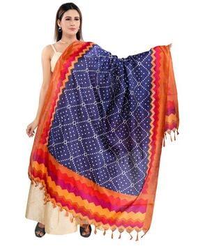 art silk printed dupatta