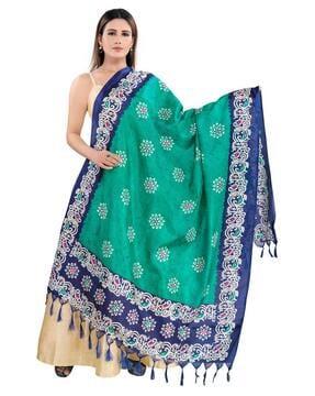 art silk printed dupatta