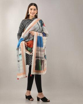 art silk self pattern dupatta