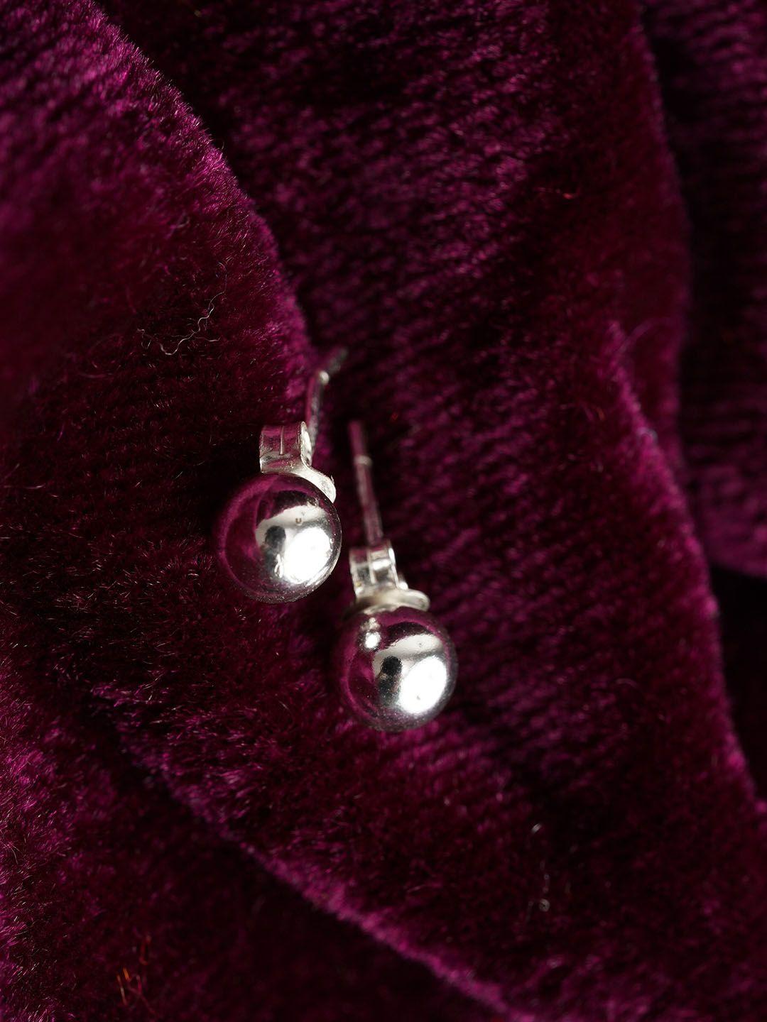 arte jewels 92.5 silver circular studs earrings