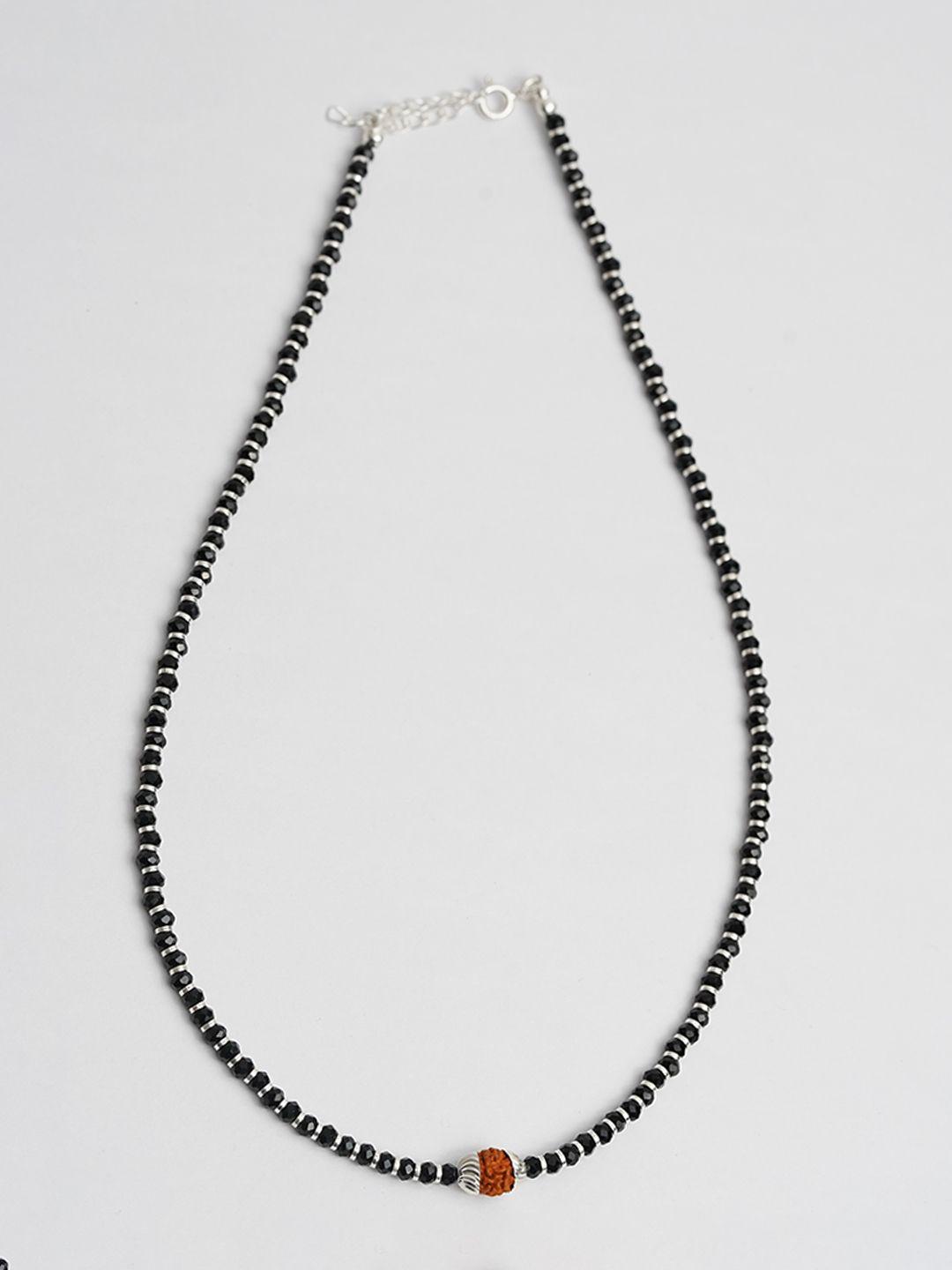 arte jewels black & silver necklace