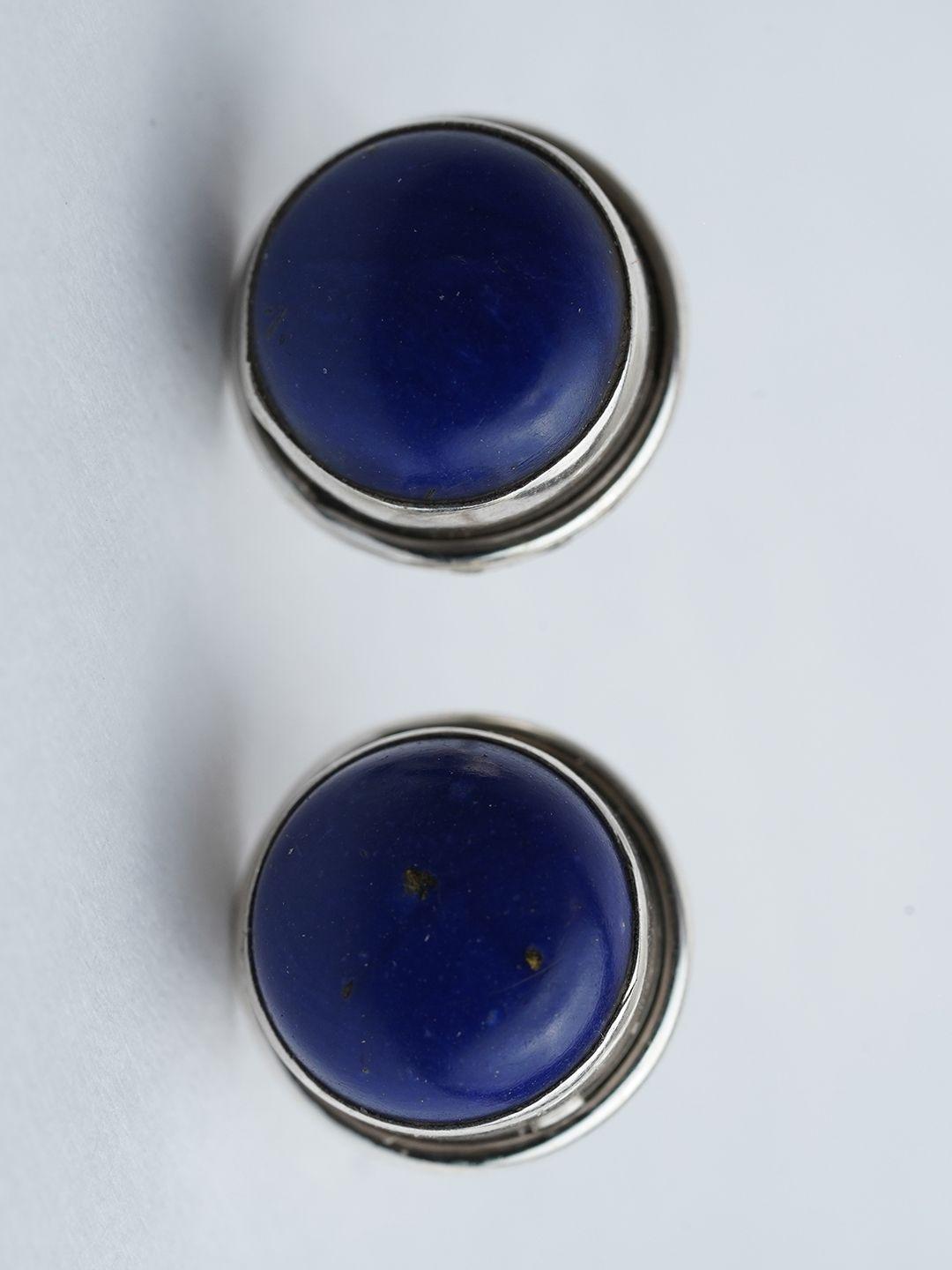 arte jewels silver circular studs earrings