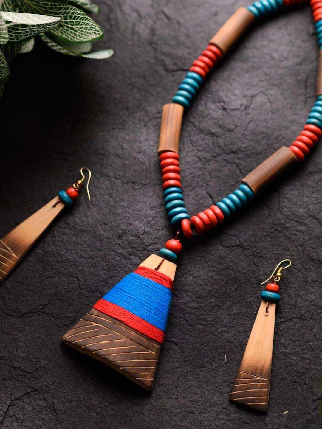 arteastri bamboo tribal jewellery set