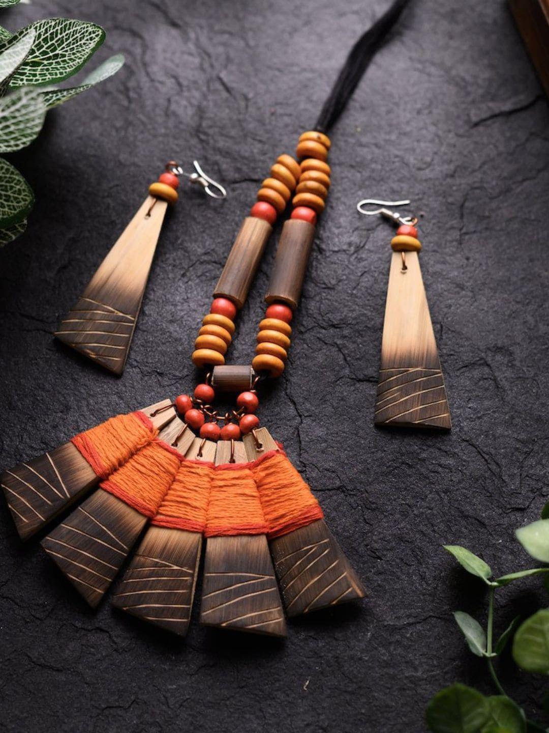 arteastri bamboo tribal jewellery set