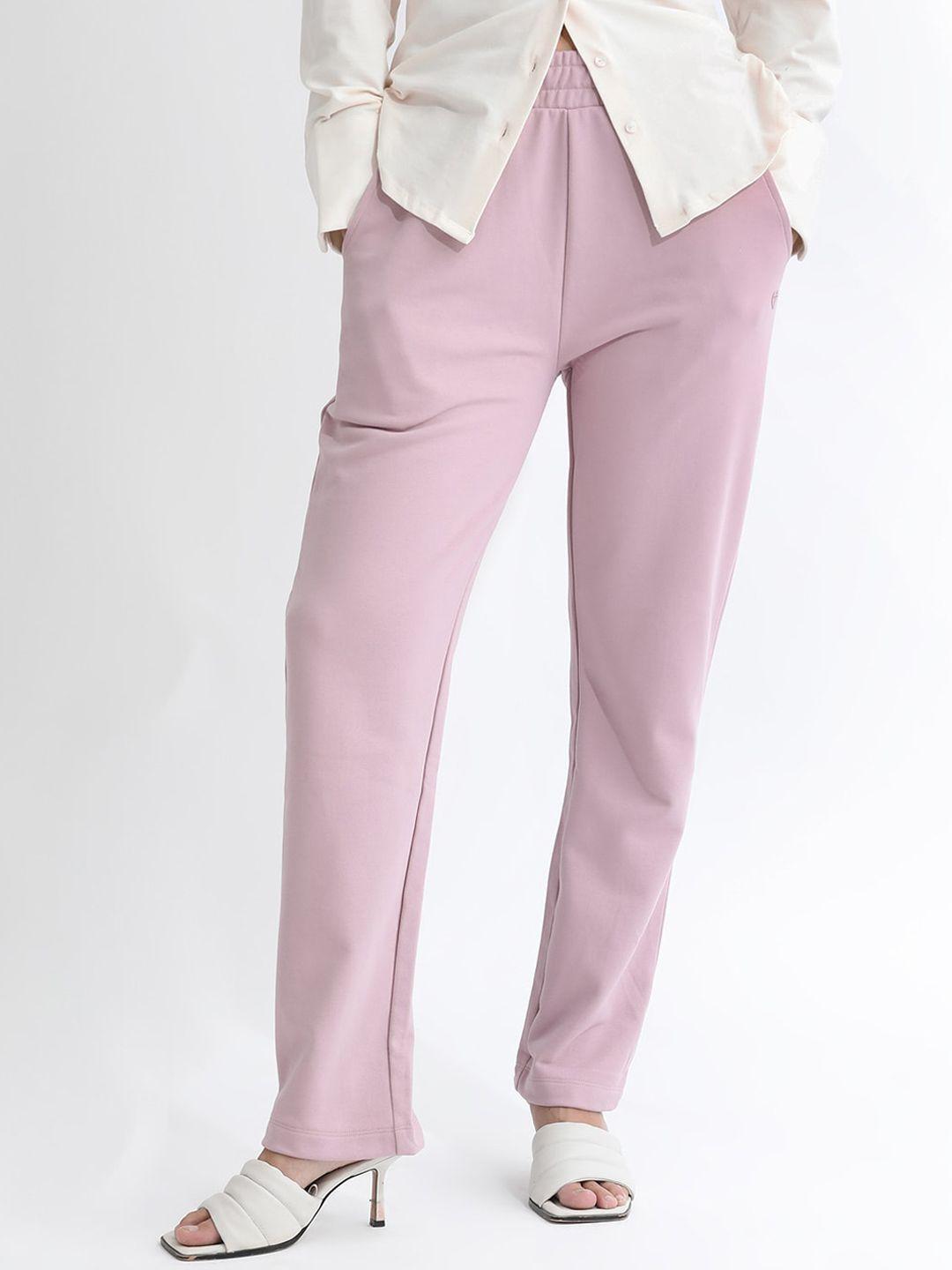 articale women cotton slim-fit track pant