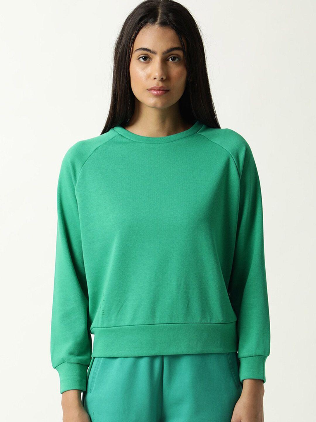 articale women green sweatshirt