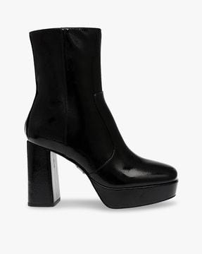 artistic ankle-length boots