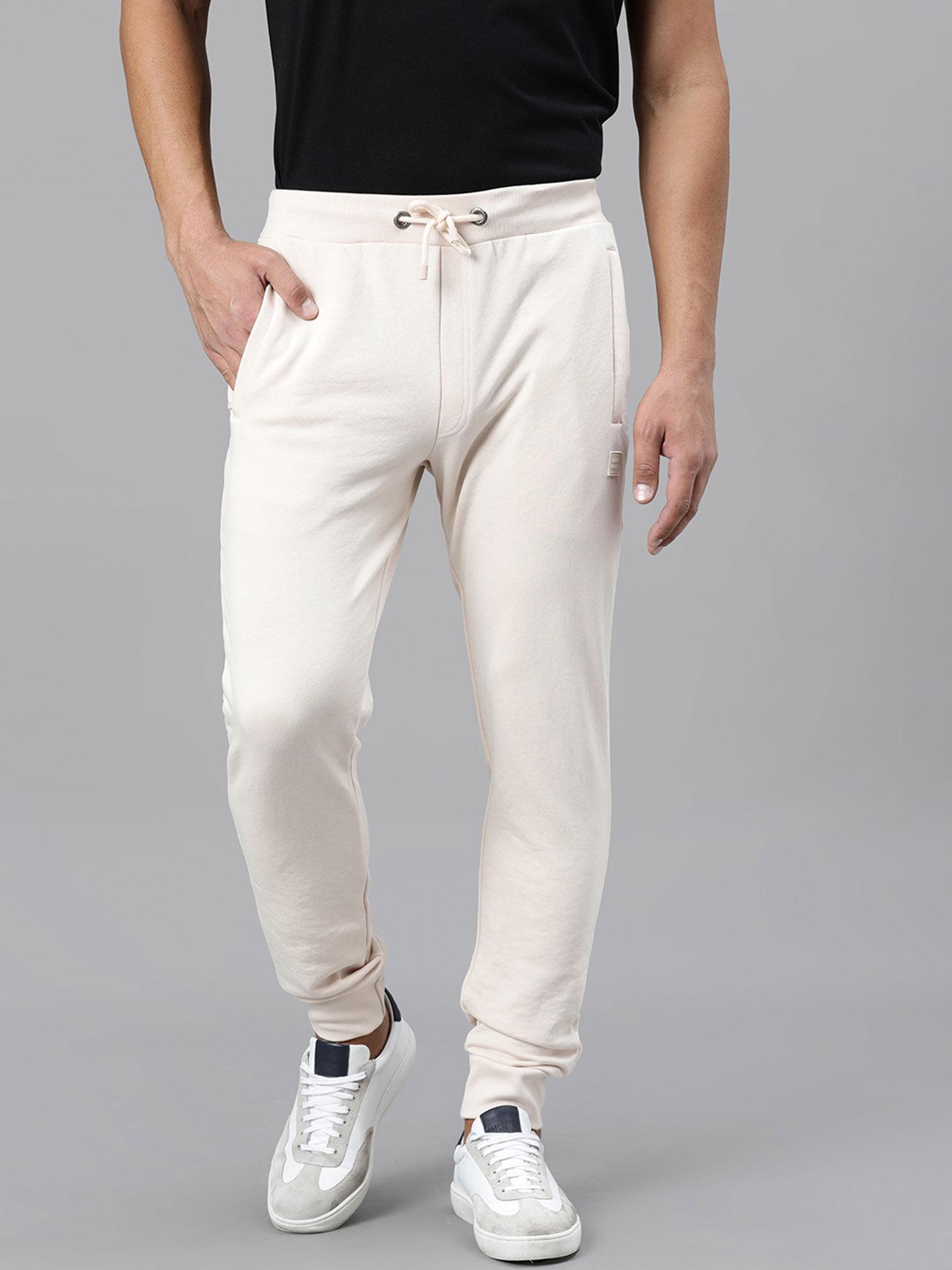 arvon- mens track pant - beige