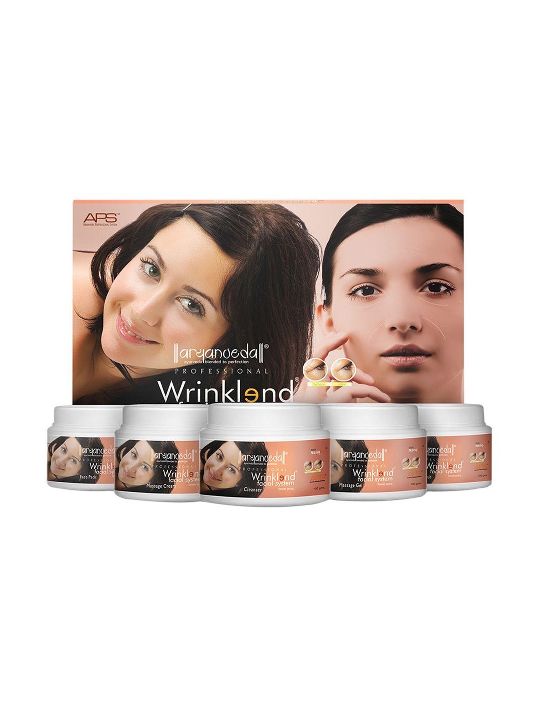 aryanveda women wrinklend aps facial kit for skin tightening & elasticity - 510 g