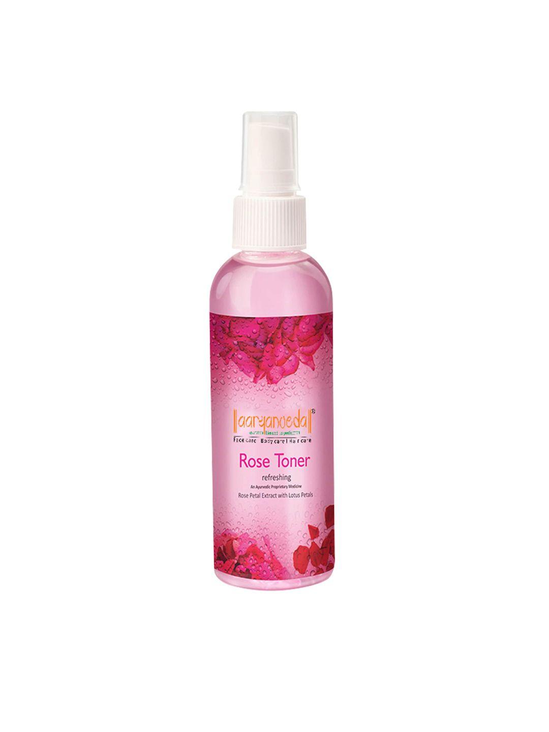 aryanveda rose toner with lavender for face hydration & cleans pores - 100 ml