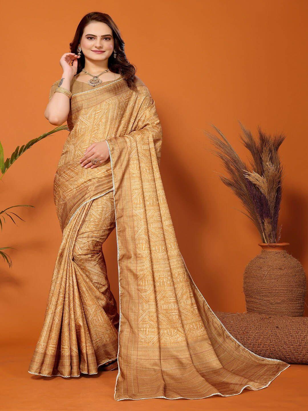 aryze ethnic motifs printed saree