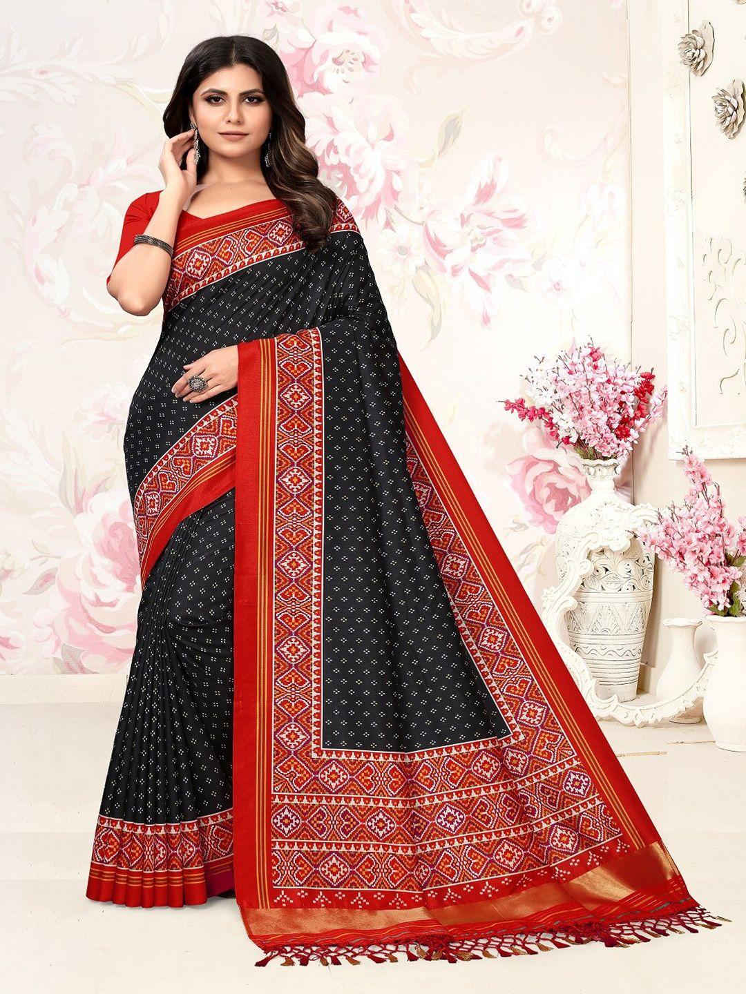 aryze ethnic motifs printed zari saree