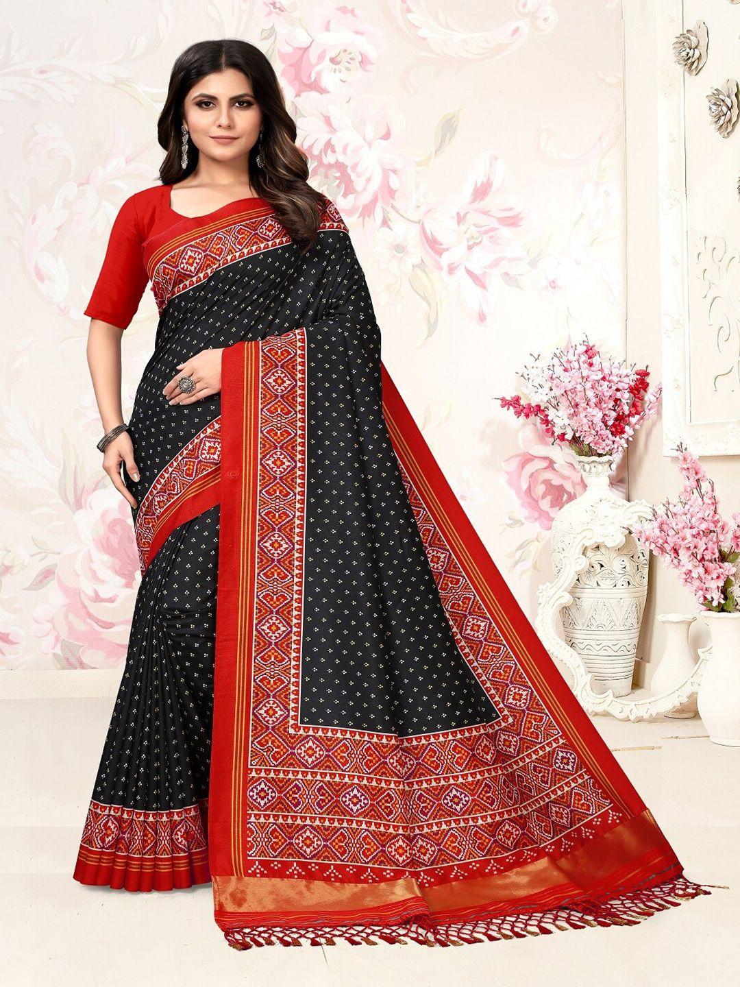 aryze ethnic motifs printed zari saree