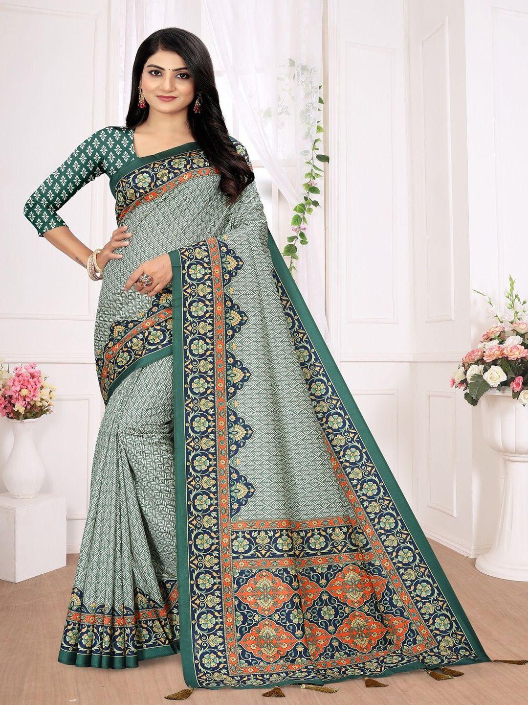 aryze ethnic motifs silk blend saree