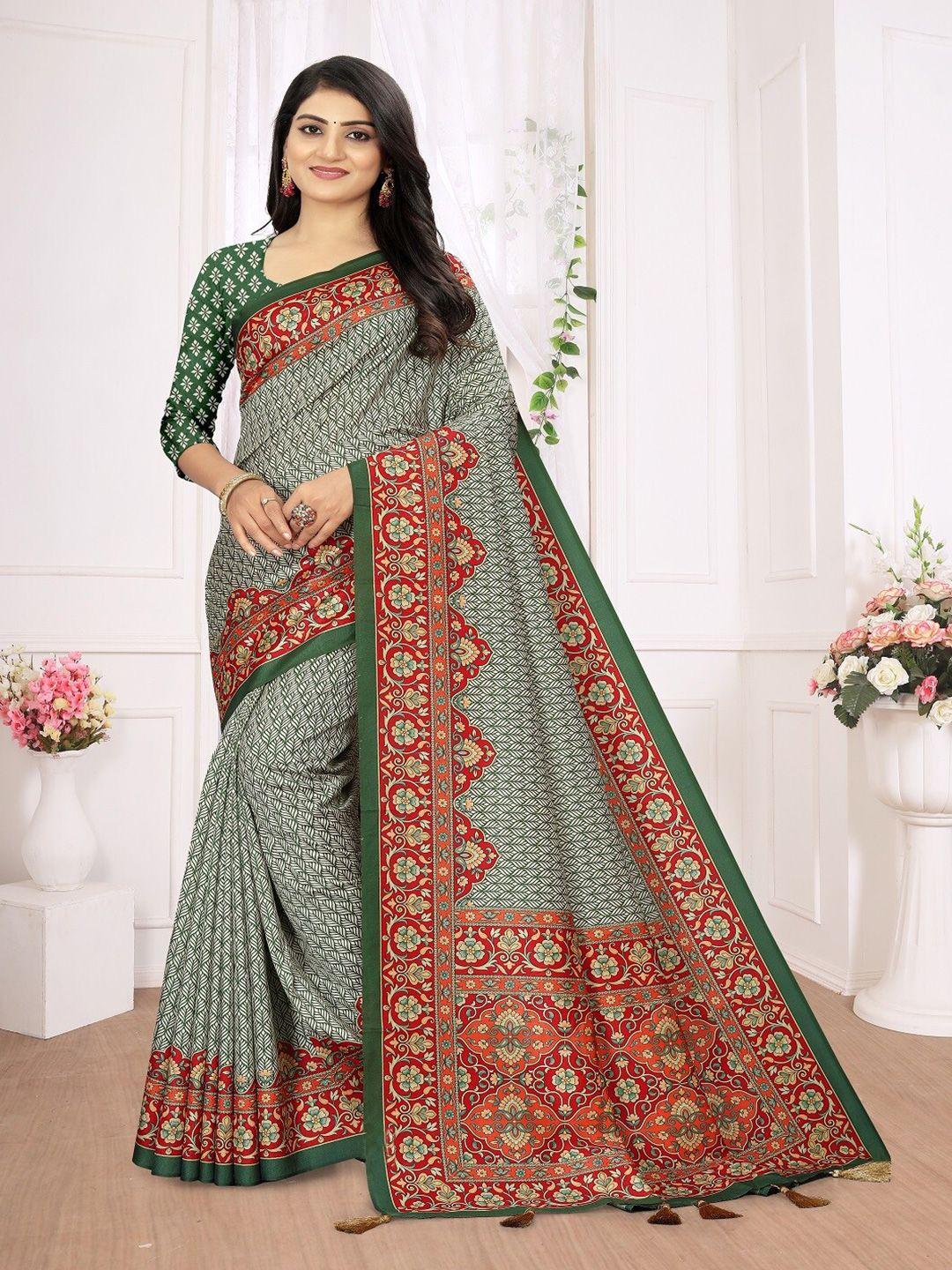 aryze ethnic motifs zari printed saree