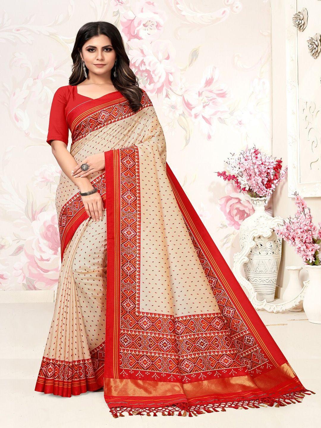 aryze ethnic motifs zari printed saree