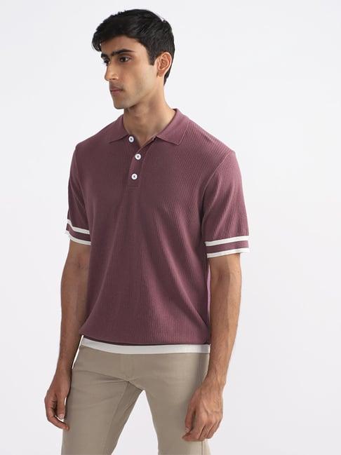 ascot by westside dusty mauve relaxed t-shirt