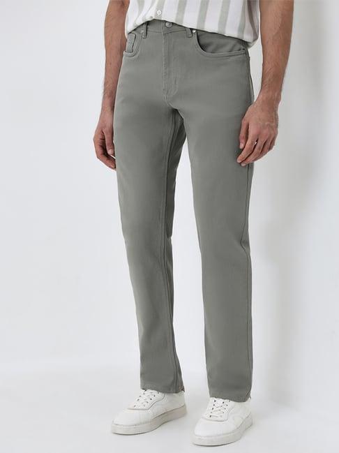 ascot by westside sage relaxed-fit mid-rise cotton blend chinos