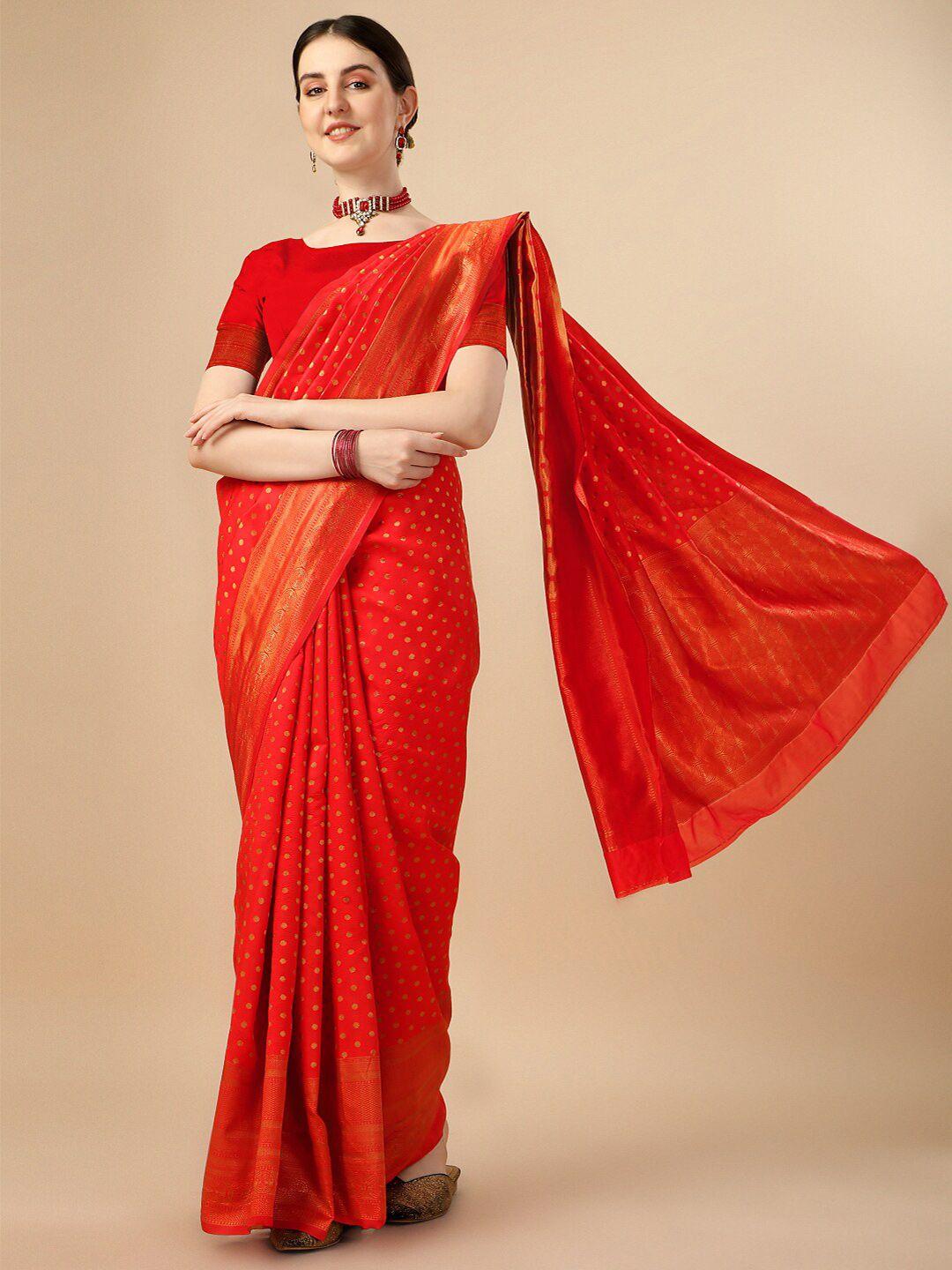 ashiya fab  woven design ethnic motifs zari kanjeevaram saree