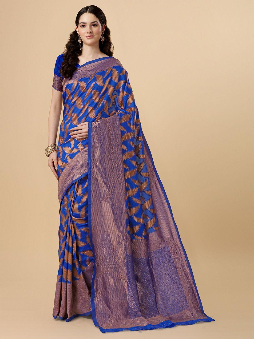 ashiya fab geometric woven design zari kanjeevaram saree