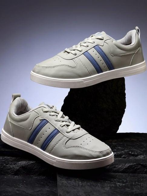 asian men's grey casual sneakers