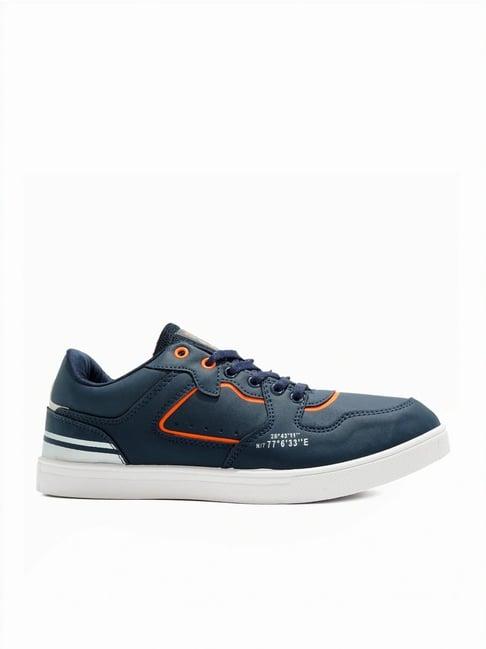 asian men's navy casual sneakers