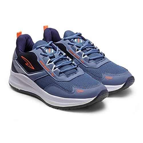 asian men's thar-01 sports running, walking & gym sneaker extra jump shoes with eva sole (blue)
