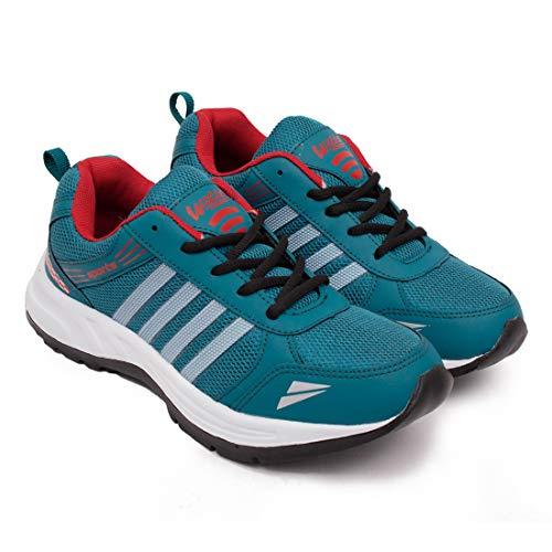 asian men's wonder-13 sports running shoes turquoise