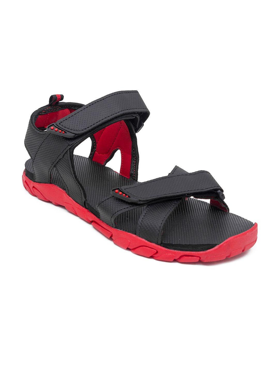 asian men black sports sandals