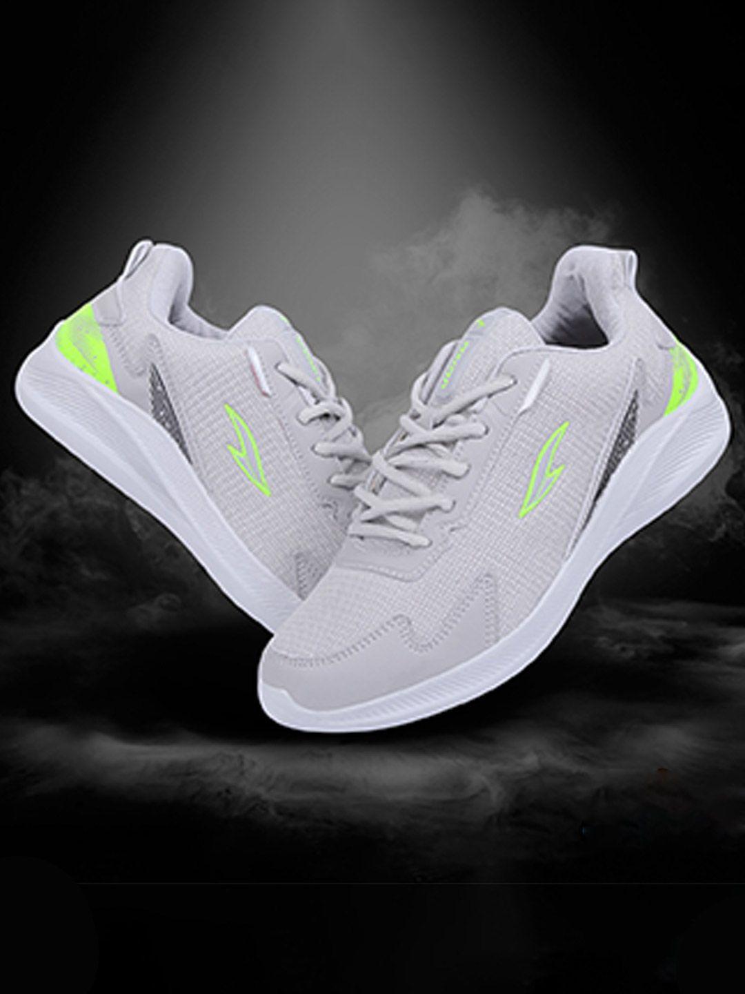 asian men grey mesh running shoes