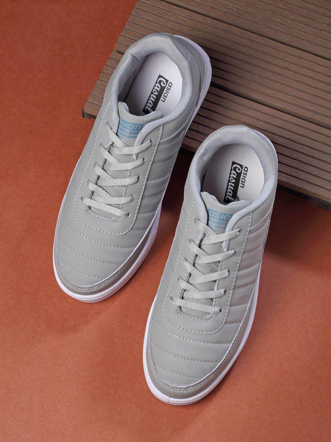 asian men grey textured sneakers