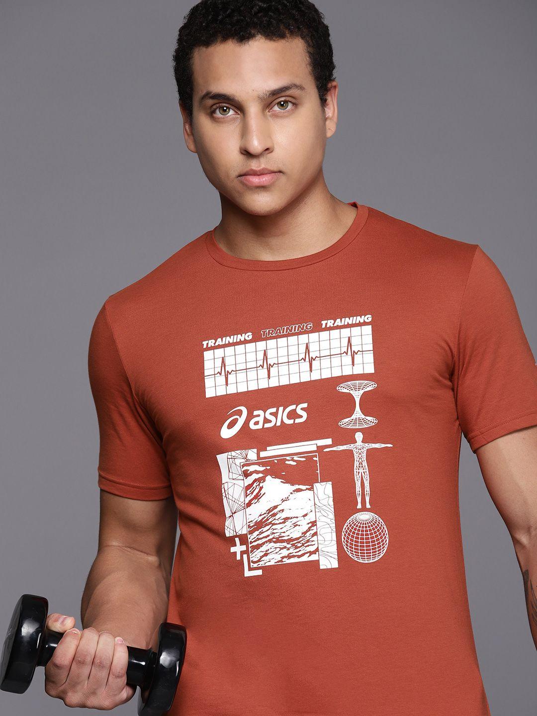 asics graphic 1 ss printed training t-shirt