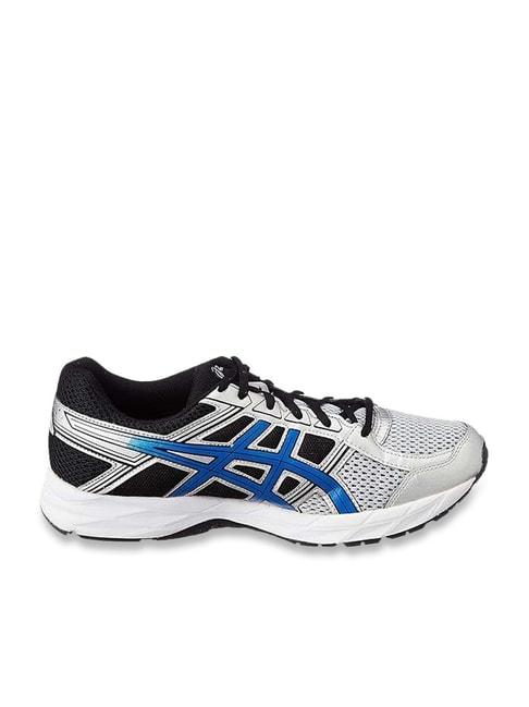 asics men's gel-contend 4b pure silver running shoes