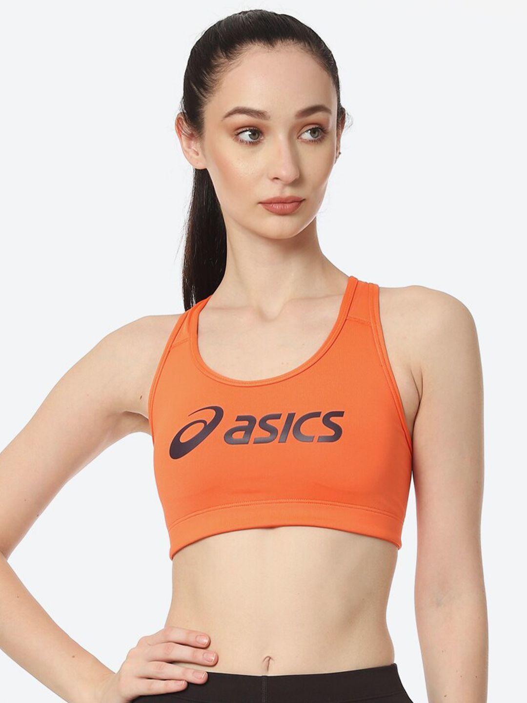 asics-women-orange-&-black-bra-lightly-padded-sports-bra
