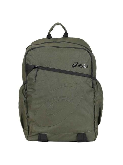 asics 35 ltrs smog green medium backpack