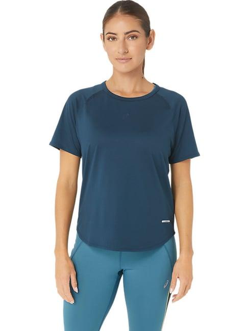 asics actibreeze sleeve blue t-shirt