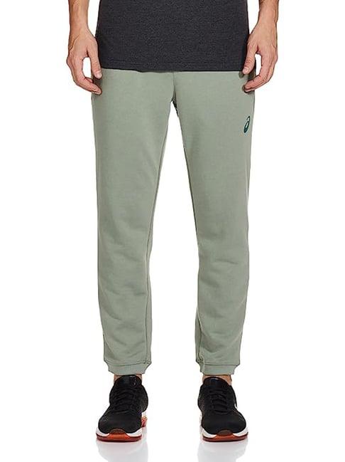 asics basic logo slate grey regular fit sports joggers