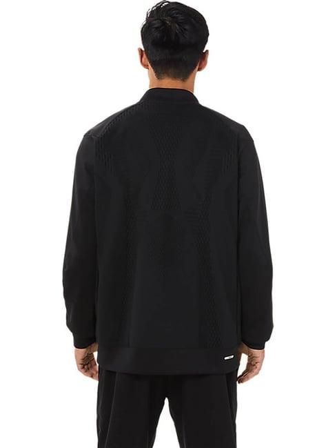 asics black actibreeze double russel mesh jacket