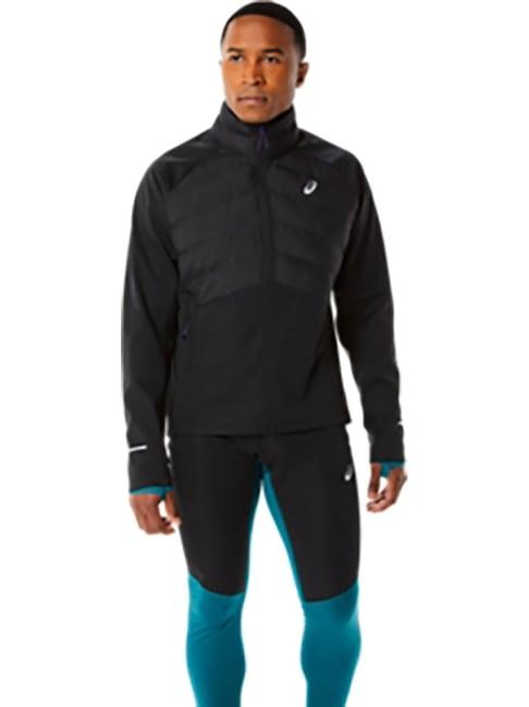 asics black full sleeves jacket