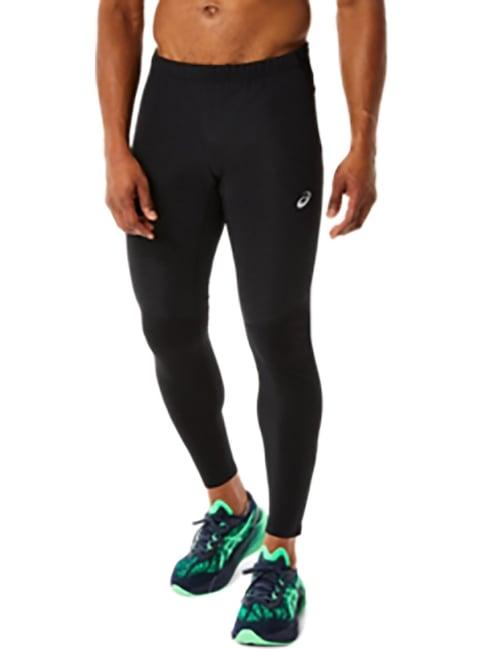 asics black regular fit tights