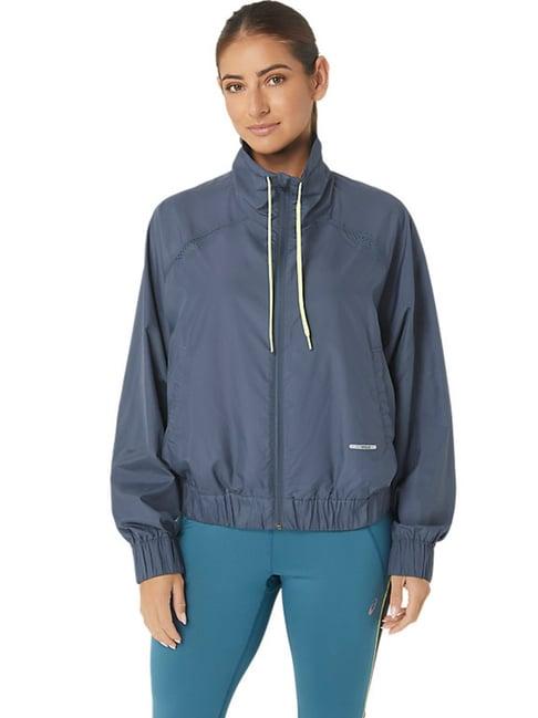 asics blue sports jacket