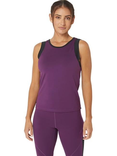 asics flex purple tank top