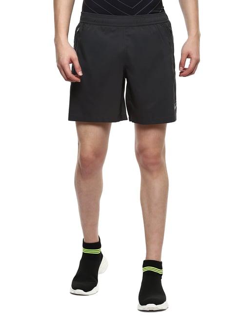 asics graphite grey regular fit sports shorts