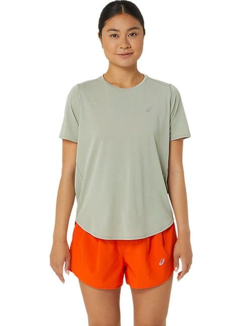 asics grey regular fit sports t-shirt