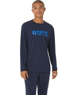 asics hex graphic dry ls tee