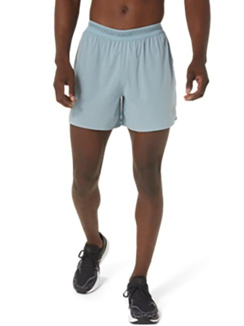 asics light blue regular fit shorts