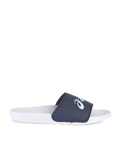 asics men's as003 blue slides