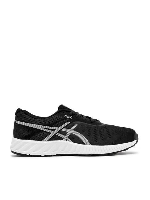 asics men's flexc black casual sneakers